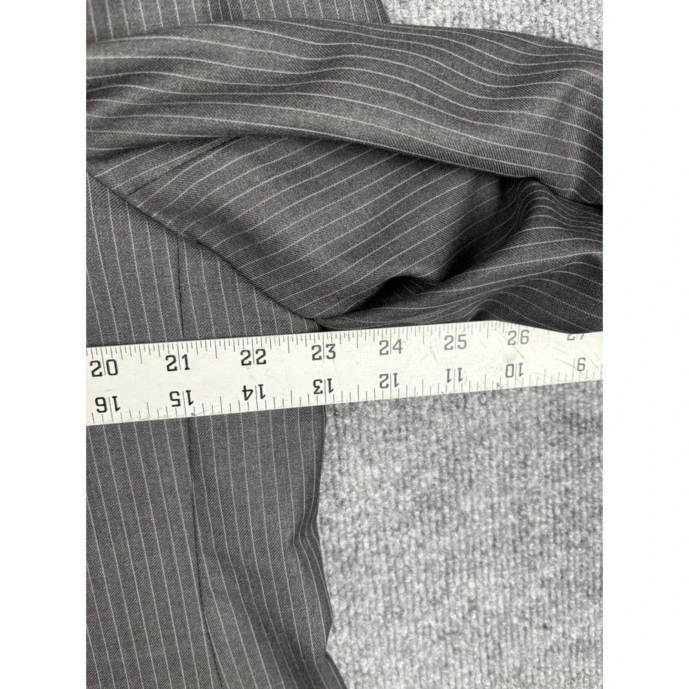 RALPH Ralph Lauren Pinstripe Wool Blazer 44L Navy Blue Men's 3 Button